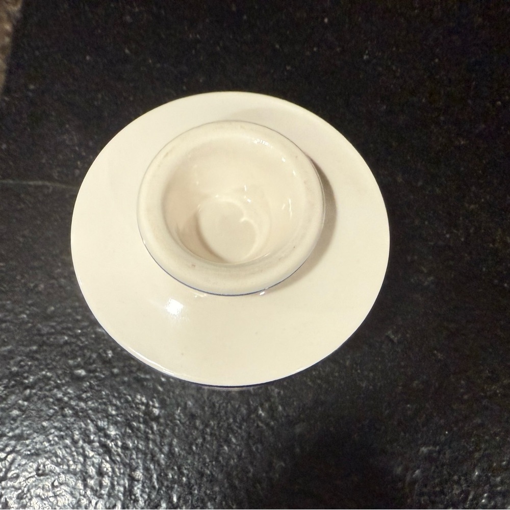 🧈 Vintage Blue Line Butter Bell Crock – 4”x4”x4” - Picture 8 of 9